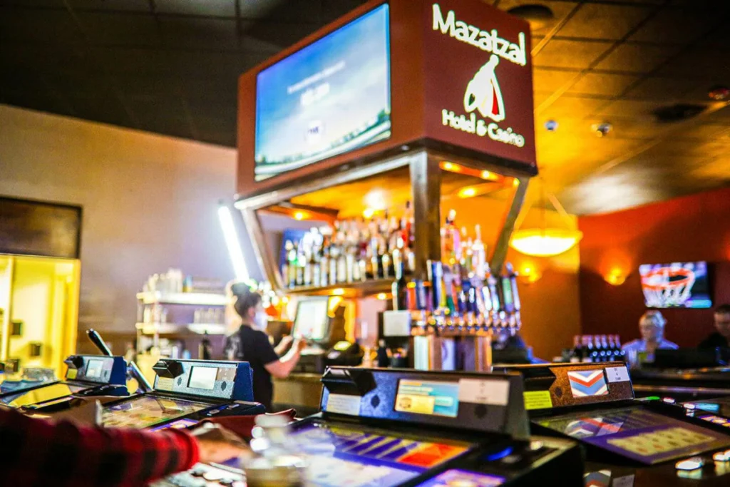 Bar area at Mazatzal Casino